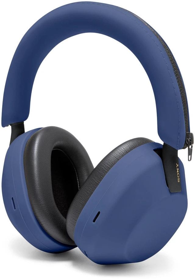 Alt view image 7 of 7 - ShellZ XM5 - Exterior Shell & Headband Covers for Sony WH1000XM5 Made by Wicked Cushions Protective, Made with Premium Silicone Blue