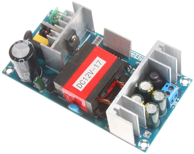 Main image of AC to DC Isolated Power Supply Module AC 120V 110V - 245V to DC 12V 17A 204W Peak 12V 20A 240W Max Power Module with Overvoltage Overload Short-Circuit Protection (12V 17A, Peak 20A)