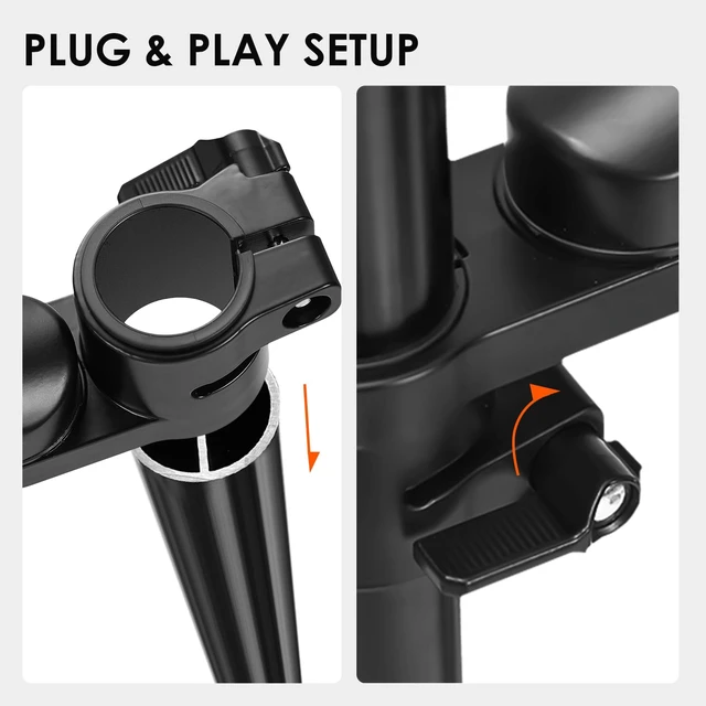 Alt view image 7 of 7 - 19" Modular Desktop Camera Arm DSLR Mount Titanrig Arm Z Compatible with 35 mm Rods Titanrig Lite Z Live Studio, Detachable 1/4" Screw Ballhead, 360 Degrees Adjustable