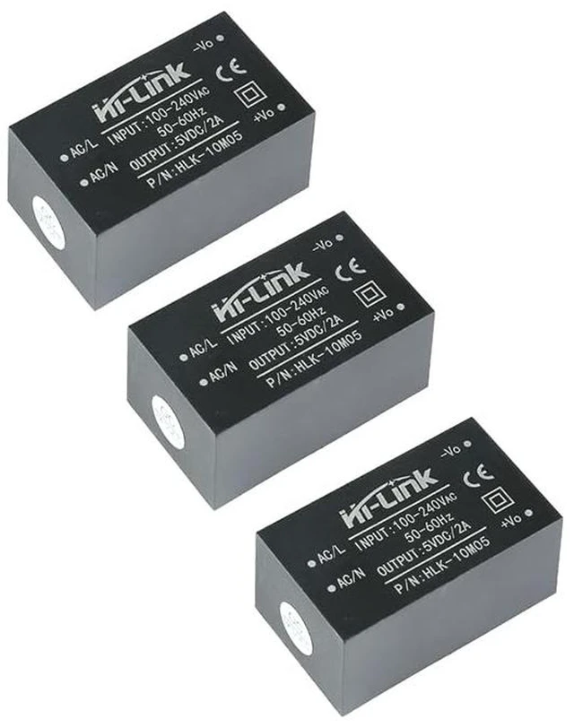 Main image of 3PCS Mini Regulated Power Supply Intelligent Household Isolation Switch Power Module AC-DC 220V to 5V 2A 10W Converter HLK-10M05
