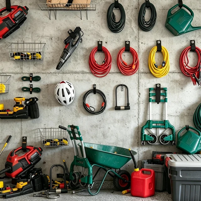 Alt view image 5 of 7 - 6 PCS Extension Cord Holder, Extension Cord Strap, Cable Organizer Straps for Cords Hoses, Heavy Duty Cord Wrap Keeper with Grommet for Hanging, Suitable for Cords (L)