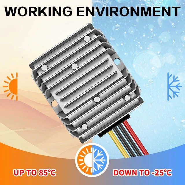 Alt view image 3 of 7 - DC 12v to 24v Step up Converter Regulator 10A 240W, DC Converter 12V Step Up to 24V, 24Volt Transformer, Power Supply Module Boost Transformer for Car Truck Vehicle Boat