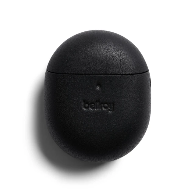Alt view image 2 of 7 - Pixel Buds Jacket, Compatible with Google Pixel Buds Pro 2 - Black Leather case compatible with Google Pixel Buds Pro 2, made to protect them on the go