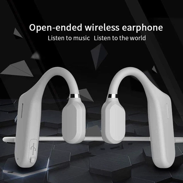 Alt view image 5 of 7 - Open Ear Wireless Sports Headphones, Bluetooth 5.0 Waterproof Sweatproof Headset with Mic for Sport Jogging Running Driving Cycling Hiking Indoor and Outdoor Use Gray