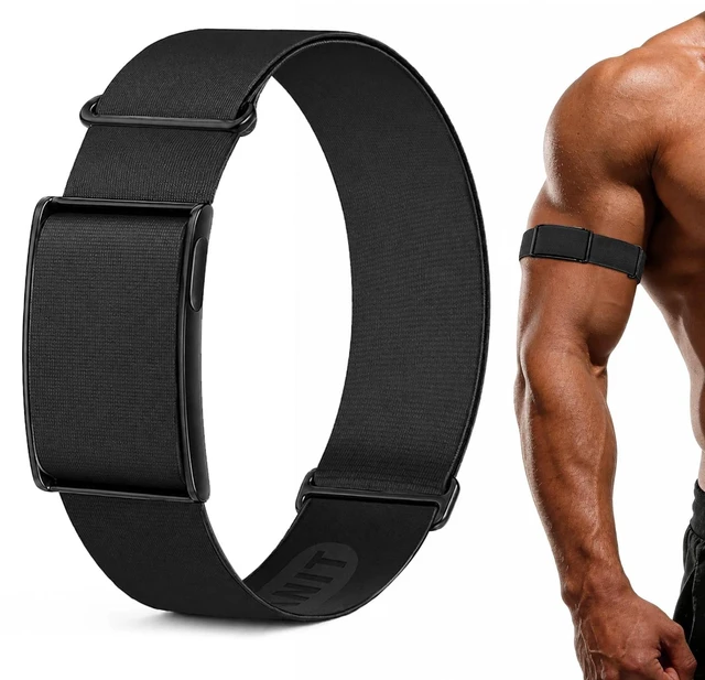 Main image of Elastic Bicep Band Compatible with Amazfit Helio Strap & Helio Strap Pro Adjustable Breathable Elastic Water-Resistant Secure Fit