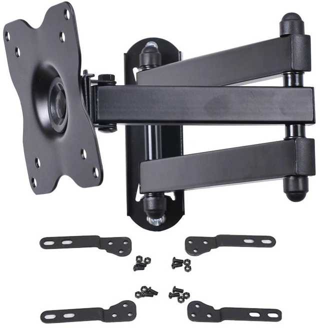 Main image of TV Wall Mount Monitor Bracket with Full Motion Articulating Tilt Arm 15" Extension for Most 27" 30" 32" 35" 37" 39" 40" LCD LED TVs with VESA 200x200 ML14B WS2 (Pack of 2)