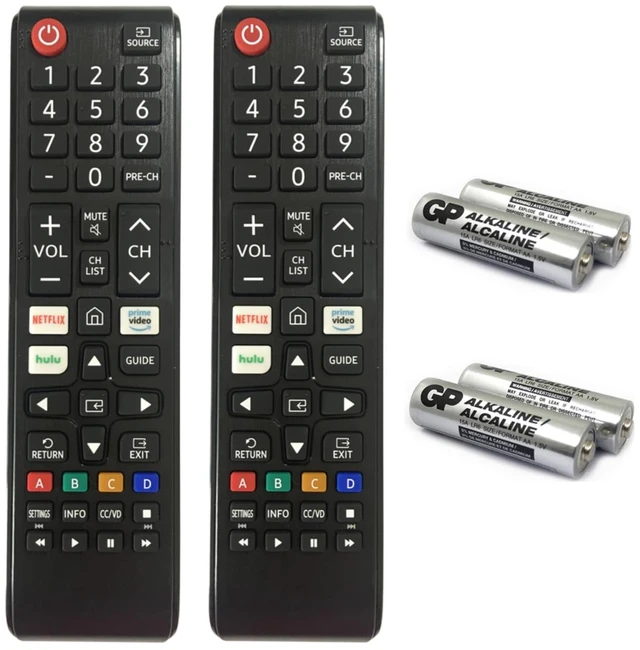 Main image of Universal Remote for Samsung Smart TV 2 Pack No Setup, Batteries Included with Hotkeys for Netflix for Prime Video for Hulu BN59 Samsung TV Remote Control Replacement, Compatible with All Samsung TV