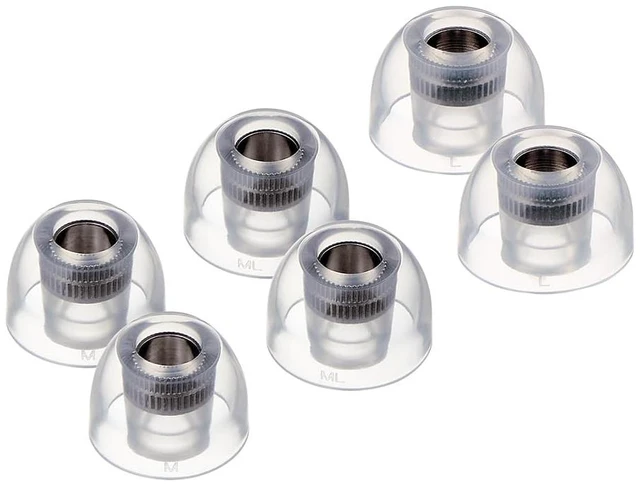 Main image of Mithryl IEM Ear Tips, Stainless Steel Core Earbud Replacement Tips Compatible with HiFi IEMs, Spacious Sound Stage, Deep Bass, Clear Highs, Not for TWS