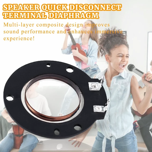Alt view image 4 of 7 - Replacement Diaphragm Fit for Alto Professional Neo Driver TS308 TS-310 TS315 P/N HG00640 Neodymium Driver Speakers Quick-Disconnect Terminals Improved Sound Quality 8 OHM Impedance