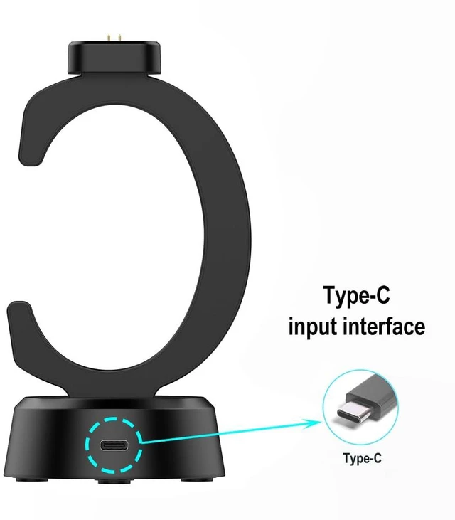 Alt view image 2 of 7 - Charging Dock for Amazfit T-Rex 3/Helio Strap/Balance Smartwatches Charger for Amazfit T-Rex 3/T-Rex 3 Pro/Helio Strap/Balance/Balance 2/Active Max/T-Rex Ultra 2/Active 3 Premium/Cheetah 2 Pro