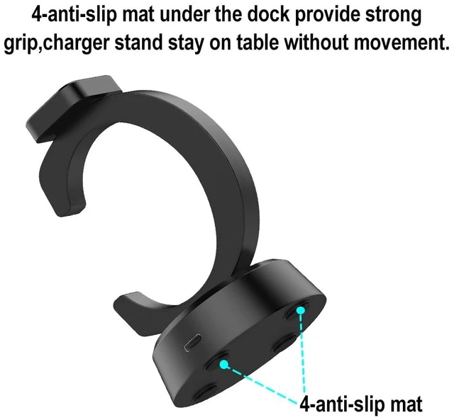 Alt view image 6 of 7 - Charging Dock for Amazfit T-Rex 3/Helio Strap/Balance Smartwatches Charger for Amazfit T-Rex 3/T-Rex 3 Pro/Helio Strap/Balance/Balance 2/Active Max/T-Rex Ultra 2/Active 3 Premium/Cheetah 2 Pro