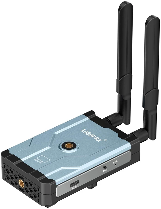 Main image of Wireless HDMI Transmitter and Receiver,500m(1640ft) Wireless HDMI Extender with Loop Out, 5.8GHz 1080P for Streaming from DSLR,Laptop,Netflix,YouTube to TV/Projector, Up to 6 RXs (DT263W-C RX ONLY)
