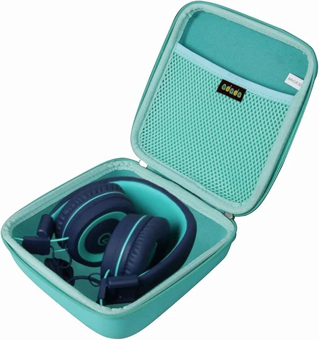 Main image of Hard Travel Case for noot Products K11/ Elecder i37 Kids Headphones (Only Case) (Teal)