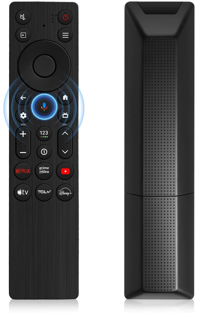 Main image of (No Backlight) RC923A FMB1 Voice Remote Control Replacement for TCL Google TV Remote Control,Compatible with TCL QD-Mini LED 4K UHD 50/55/65/75/85 QM5K,QM6K,QM7K,G0401-000267 Google Smart TV Series