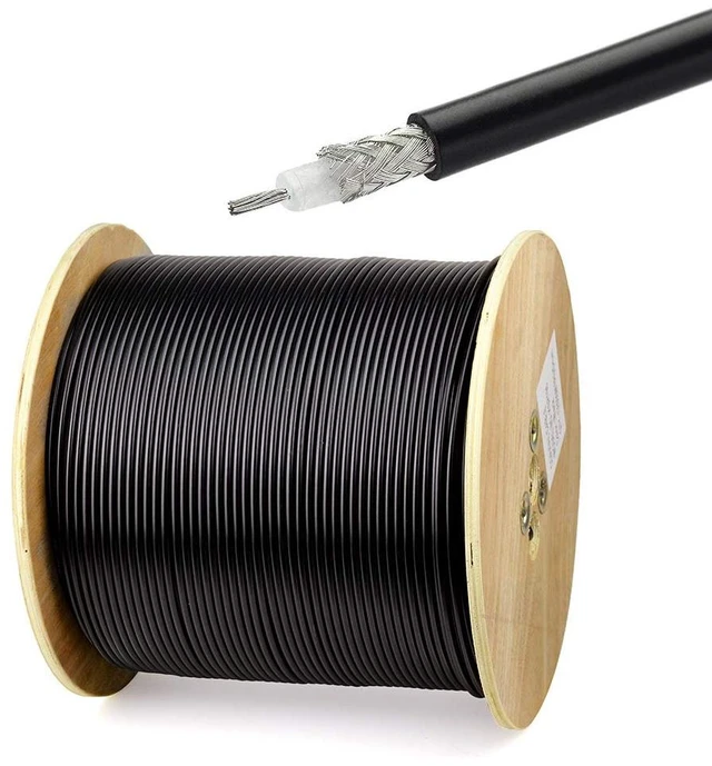 Main image of RG58 Coaxial Cable 50 Ohm Coax Cable 20 Feet (6.09 Meters)