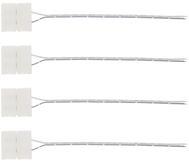 Main image of 23Gauge Hidden Super Flat Audio Cable Suitable for Audio Wire LED Lighting Connection and Other Low Voltage Appliance Connection (4Connectors-D)