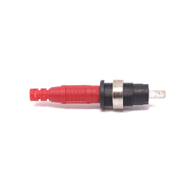 Alt view image 3 of 6 - 10Pcs Insulated Safety Straight Seal Protection Shrouded 4mm Banana Plugs Solder DIY Banana Plug Connectors for Multimeter Test Leads Ends Probes Adapters