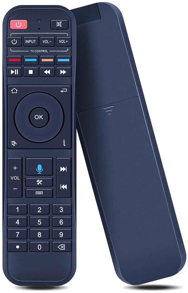 Main image of RC-200L Replacement Voice Remote for SuperBox RC-200 Compatible Models: S5 S6 S7 Max/Pro, S6 Ultra & Elite, S7 Ultra, Voice Control, Easy Pairing, No Backlight
