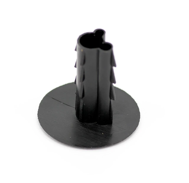 Alt view image 2 of 5 - Single Feed-Through Bushing for RG6 Coaxial Cable Indoor/Outdoor Cable Passthrough/Cover for Walls, Cabinets - Feed-Thru Grommet Replaces Coax Wallplate - Black, 100 PCS