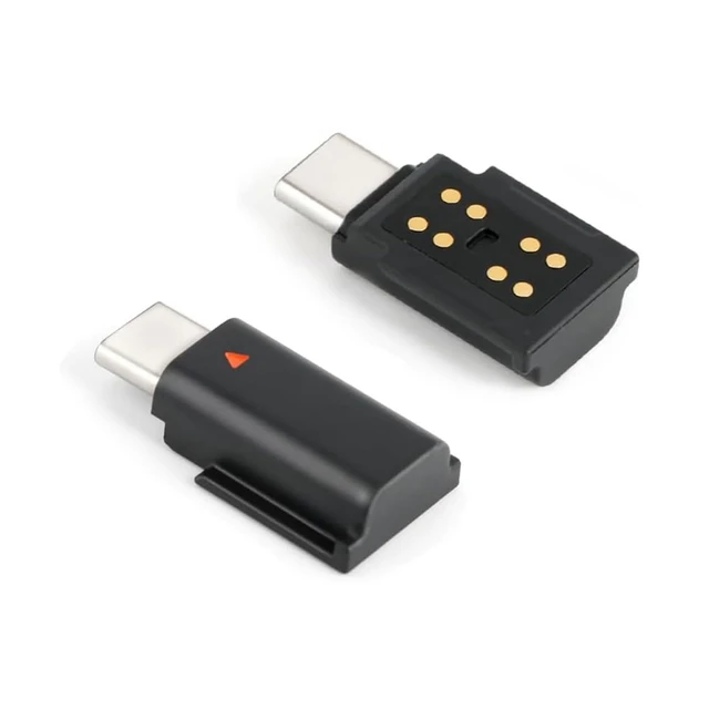 Alt view image 3 of 5 - Replacement for DJI Mic 2 Type-C Adapter, Wireless Microphone Receiver for Phone/PC/Tablet, 3.5mm Audio Recording Adapter