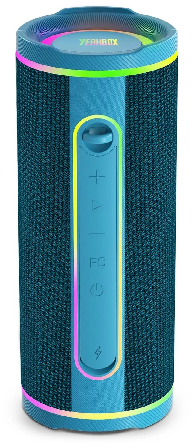Main image of P40 40W Bluetooth Speaker, Hi-Fi Sound, IP67, RGB, Blue 40W Hi-Fi sound with dome tweeter, track bass driver, IP67 waterproofing, RGB lights and TWS pairing