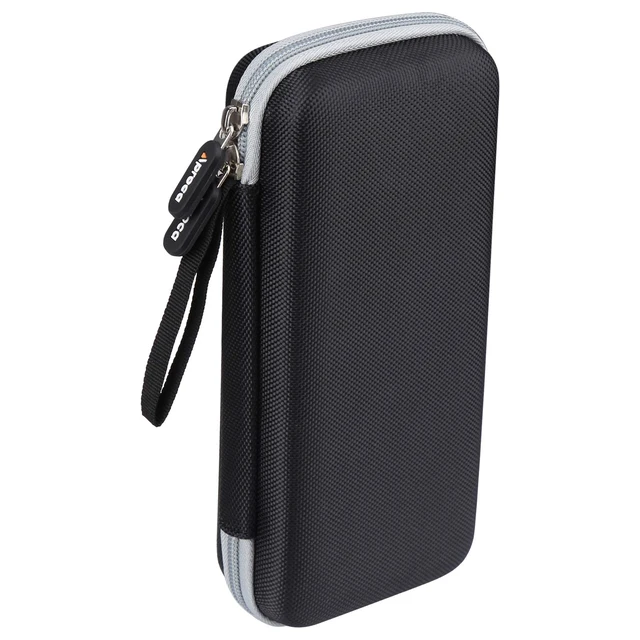 Alt view image 7 of 7 - Calculator Case Compatible with Texas Instruments TI-84 Plus CE/TI-84 Plus/TI-83 Plus/TI-89 Titanium/TI-85 / TI-86 Color Graphing Calculator - Black with Grey Zipper (Case Only)