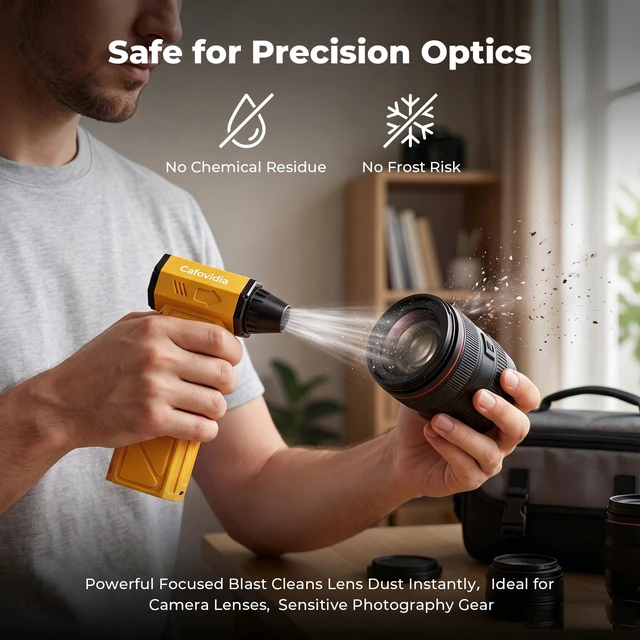 Alt view image 5 of 7 - Compressed Air Duster & Vacuum, 2-in-1 Electric Air Duster 130000RPM, 4-Speed Adjustable, Rechargeable Cordless Air Blower with LCD Display for PC, Keyboard, Car, Home & Outdoor