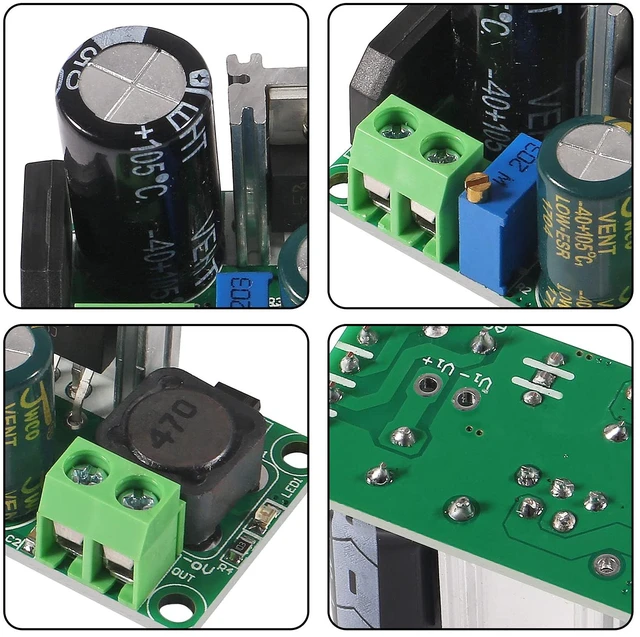 Alt view image 2 of 7 - 10PCS AC/DC to DC Step Down Buck Converter AC 5-30V DC 5-48V 24V 36V 48V to DC 2.5-35V 12V Voltage Regulator Board 2A Adjustable Volt Power Supply Module