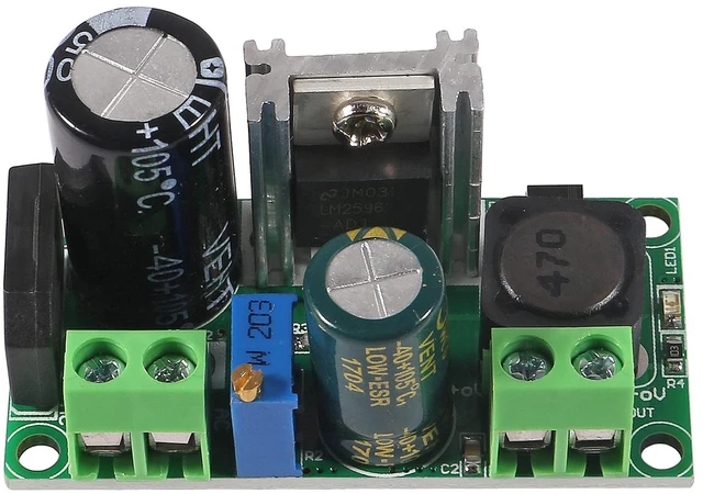 Alt view image 5 of 7 - 10PCS AC/DC to DC Step Down Buck Converter AC 5-30V DC 5-48V 24V 36V 48V to DC 2.5-35V 12V Voltage Regulator Board 2A Adjustable Volt Power Supply Module