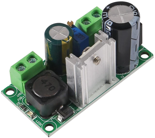 Alt view image 6 of 7 - 10PCS AC/DC to DC Step Down Buck Converter AC 5-30V DC 5-48V 24V 36V 48V to DC 2.5-35V 12V Voltage Regulator Board 2A Adjustable Volt Power Supply Module