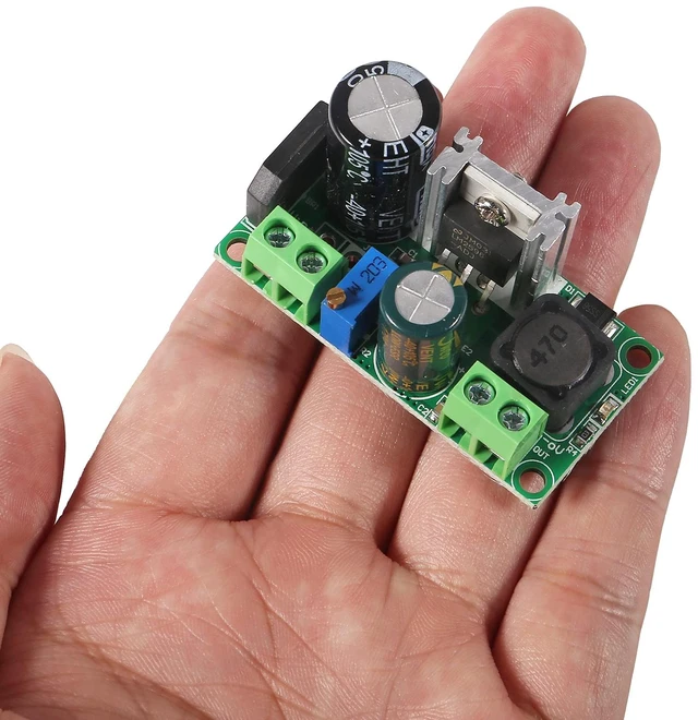 Alt view image 7 of 7 - 4PCS AC/DC to DC Step Down Buck Converter AC 5-30V DC 5-48V 24V 36V 48V to DC 2.5-35V 12V Voltage Regulator Board 2A Adjustable Volt Power Supply Module