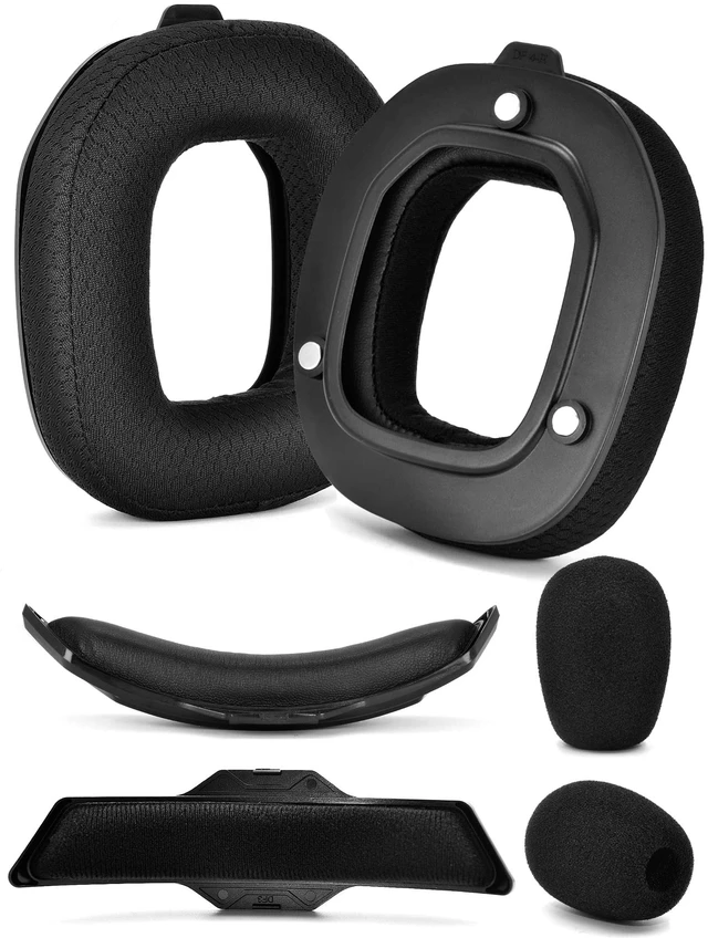 Main image of A50 Gen 3 Mod Kit - Replacement Earpads and Headband Compatible with Astro A50 Gen 3 Headset,Ear Cushions, Upgrade High-Density Noise Cancelling Foam, Added Thickness (Black Breathable Fabric)
