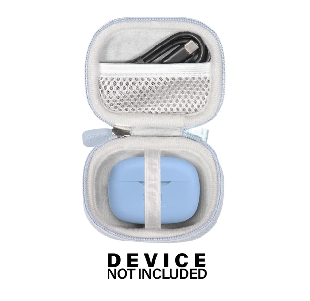 Alt view image 3 of 5 - Case for JBL Vibe Beam True Wireless Noise Cancelling Earbuds (Blue)