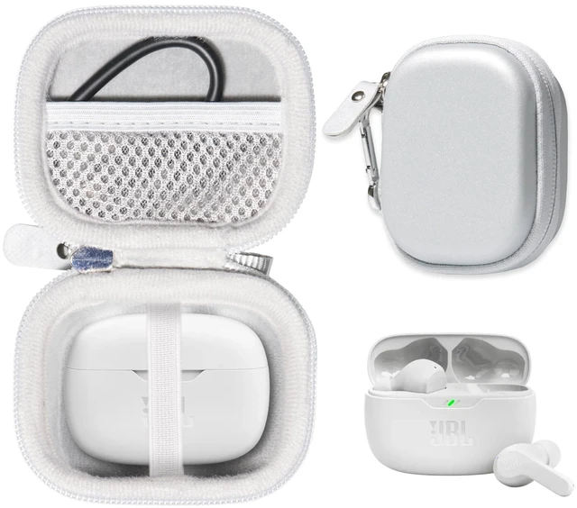 Main image of Case for JBL Vibe Beam True Wireless Noise Cancelling Earbuds (White)