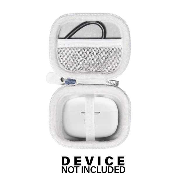 Alt view image 3 of 5 - Case for JBL Vibe Beam True Wireless Noise Cancelling Earbuds (White)