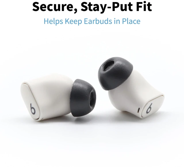 Alt view image 4 of 7 - TW-300-B TrueGrip MAX Memory Foam Earbud Tips, Black Medium, 3 Pairs For Beats Studio Buds Plus +, EarFun, Soundcore & More, Ultimate Comfort, Secure Fit, Superior Noise Isolation