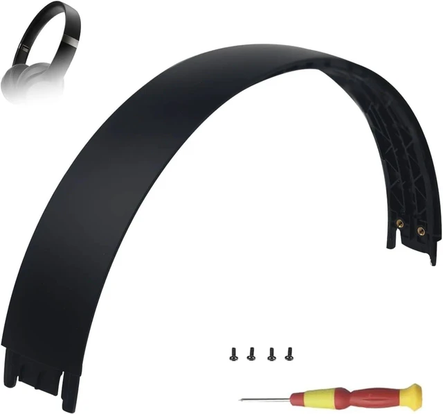 Main image of Headband for Beats Solo 4, Repair Kit Accessory, Matte Black Headband Replacement for Beats Solo 4 Wireless, Repair Kit with Tools, Matte Black Cushion Arch for Solo 4 Headphones