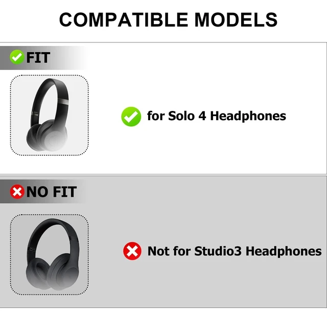 Alt view image 2 of 7 - Solo4 Headband Replacement Parts Compatible with Beats Solo 4 Headphones, Solo4 Replacement Headband Accessories Parts Repair Kit (Slate Blue)