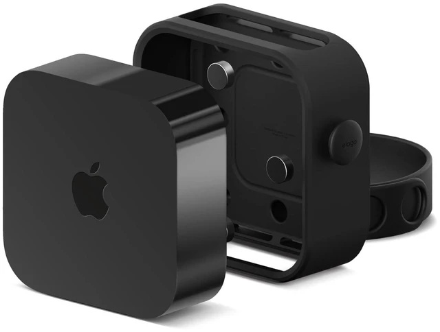 Main image of Apple TV Mount for Apple TV 4K 3rd Generation 3 Mount Options (Magnet, Hang, Screw), Fit Size, Prevents overheating