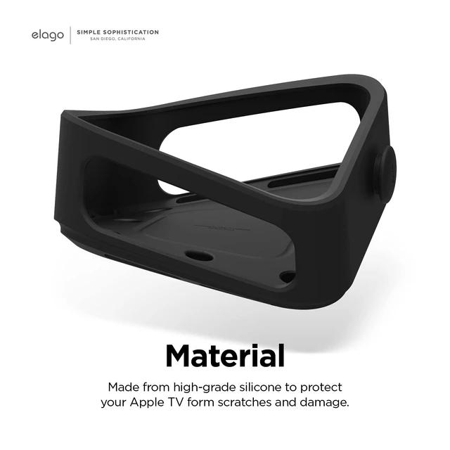 Alt view image 3 of 7 - Apple TV Mount for Apple TV 4K 3rd Generation 3 Mount Options (Magnet, Hang, Screw), Fit Size, Prevents overheating