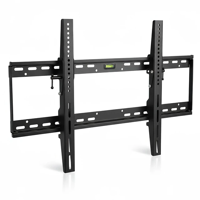 Main image of Tilting TV Wall Mount, 37-100", 165 lbs Heavy-duty low-profile 1.9" bracket tilts down 9 degrees to reduce glare, universal VESA 100x200 to 800x400