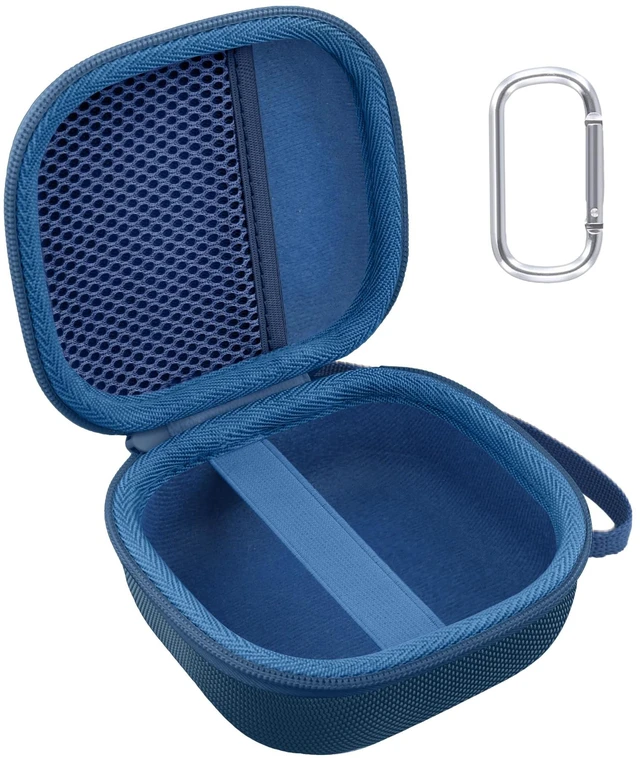 Alt view image 2 of 7 - Hard Case for Bose SoundLink Micro 2nd Gen Portable Bluetooth Speaker Protective Storage Box, Portable Carrying Box, Smooth Zipper, Zippered Closure, Travel-ready, Twilight Blue Case