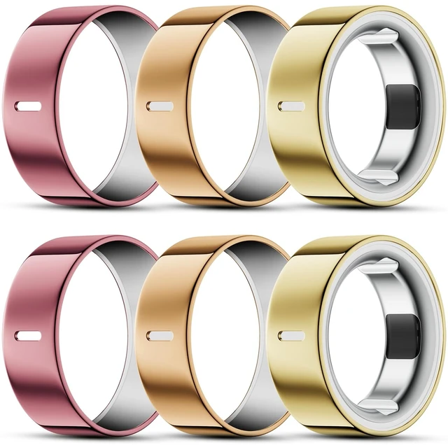 Main image of 6 Pack Ring Cover Compatible with Oura Ring Gen 4/3 Horizon/Heritage Support Charging with Cover on, Ultra-Thin TPU Protector for Men Women, Size 11