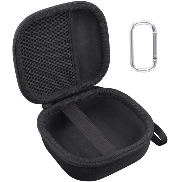 Alt view image 2 of 7 - Hard Case for Bose SoundLink Micro 2nd Gen Portable Bluetooth Speaker Protective Storage Box, Portable Carrying Box, Smooth Zipper, Zippered Closure, Travel-ready, Black Case