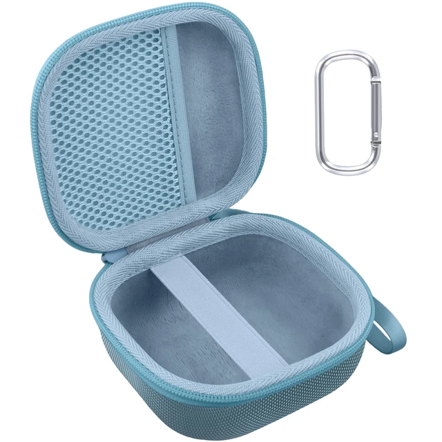 Alt view image 2 of 7 - Hard Case for Bose SoundLink Micro 2nd Gen Portable Bluetooth Speaker Protective Storage Box, Portable Carrying Box, Smooth Zipper, Zippered Closure, Travel-ready, Blue Case
