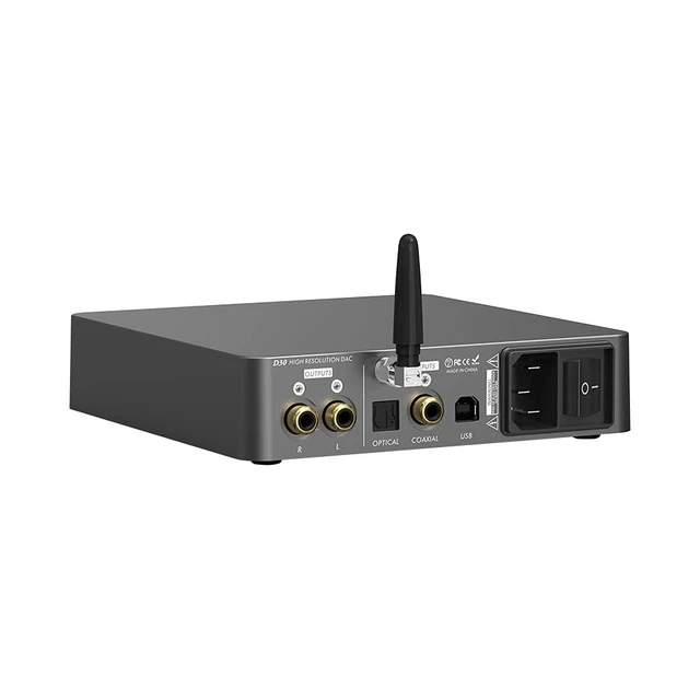 Alt view image 7 of 7 - Upgraded D30 Audio DAC & Headphone Amplifier ES9039 Q2M D/A Chip XMOS PCM 32bit/768kHz MQA DSD512 Hi-Res Home Stereo AMP Bluetooth 5.1 with Remote Control, Hi-Fi Audio Stereo Receiver
