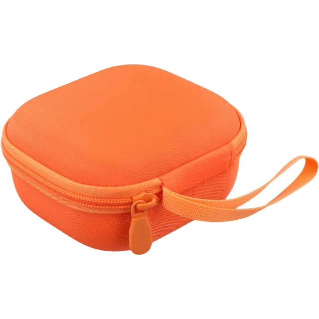 Alt view image 7 of 7 - Hard Case for Bose SoundLink Micro 2nd Gen Portable Bluetooth Speaker Protective Storage Box, Portable Carrying Box, Smooth Zipper, Zippered Closure, Travel-ready, Orange Case