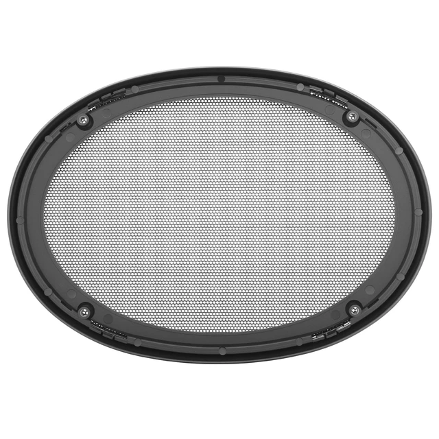 Alt view image 2 of 7 - 6" x 9" Speaker Grill Covers with ABS Plastic Frame & Metal Mesh, Protect Subwoofers from Damage for DIY and Car Speakers, Includes Screws