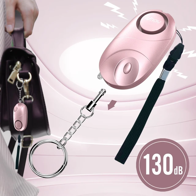 Alt view image 6 of 7 - 6Pack Personal Alarm Siren Emergency Self Defense Security with LED Lights Safety Alarm for Women Kids and Elders(Multicolored)