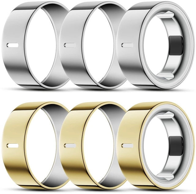 Main image of 6 Pack Ring Cover Compatible with Oura Ring Gen 4/3 Horizon/Heritage Support Charging with Cover on, Ultra-Thin TPU Protector for Men Women, Size 13